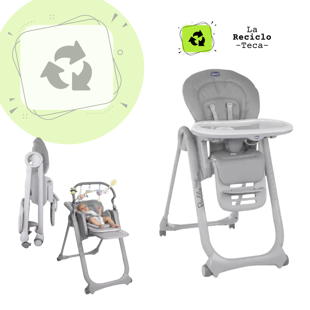 Silla para Bebé marca Chicco, gris- 2da mano