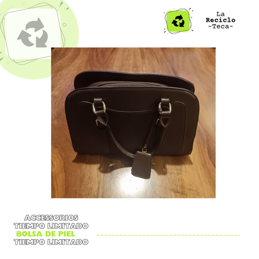 Bolsa Cafe de Piel - 2da Mano