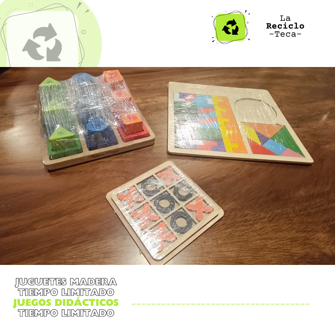 Juguetes Madera - 2da Mano - Montessori