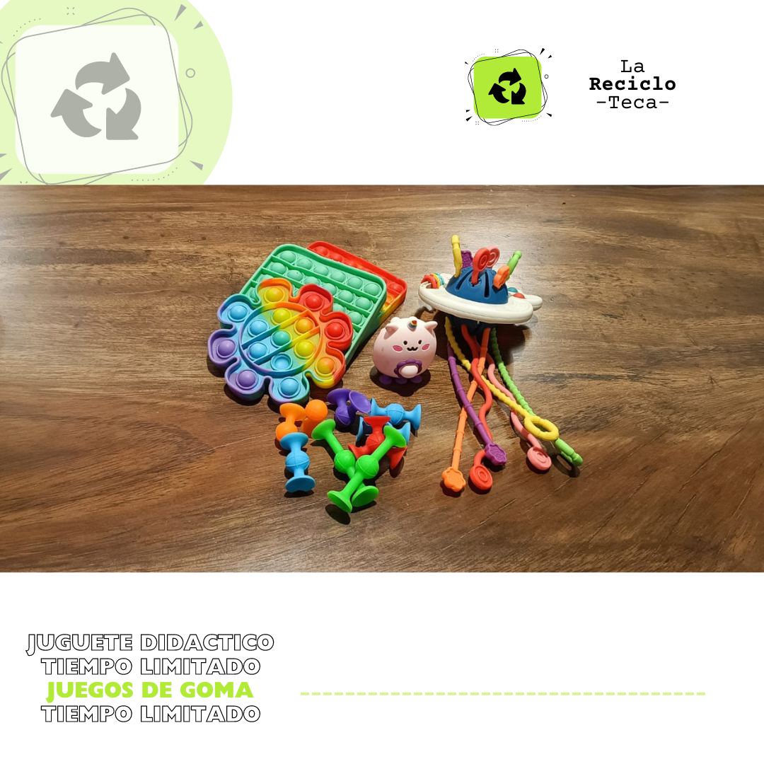 Juguetes para bebés - 2da mano - Juguete sensorial, Dardos Silicon, Juguetes Pop-it